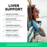 Vitamin360 Liver Support – Premium Leber-Schutzformel mit Mariendistel und Artischockenextrakt (60 veg.Kapseln)