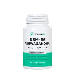   Vitamin360 KSM-66 Ashwagandha® 200 mg – Premium-Nahrungsergänzungsmittel mit Ashwagandha (120 veg.Kapseln)