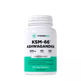 Vitamin360 KSM-66 Ashwagandha® 600 mg (120 veg.Kapseln)